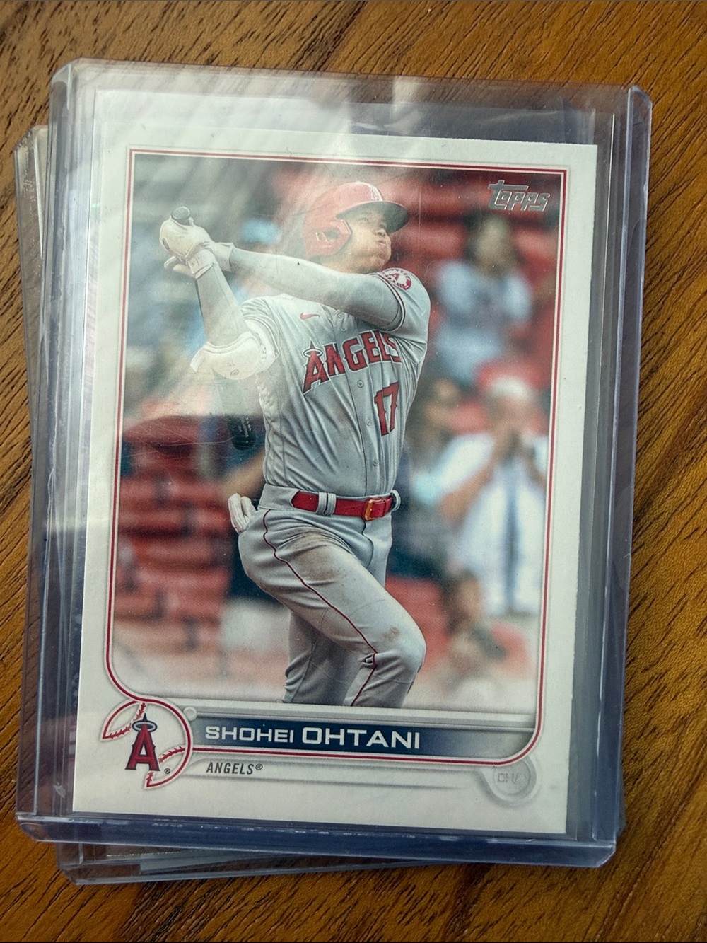 Topps Shohei Ohtani Card - Red, White